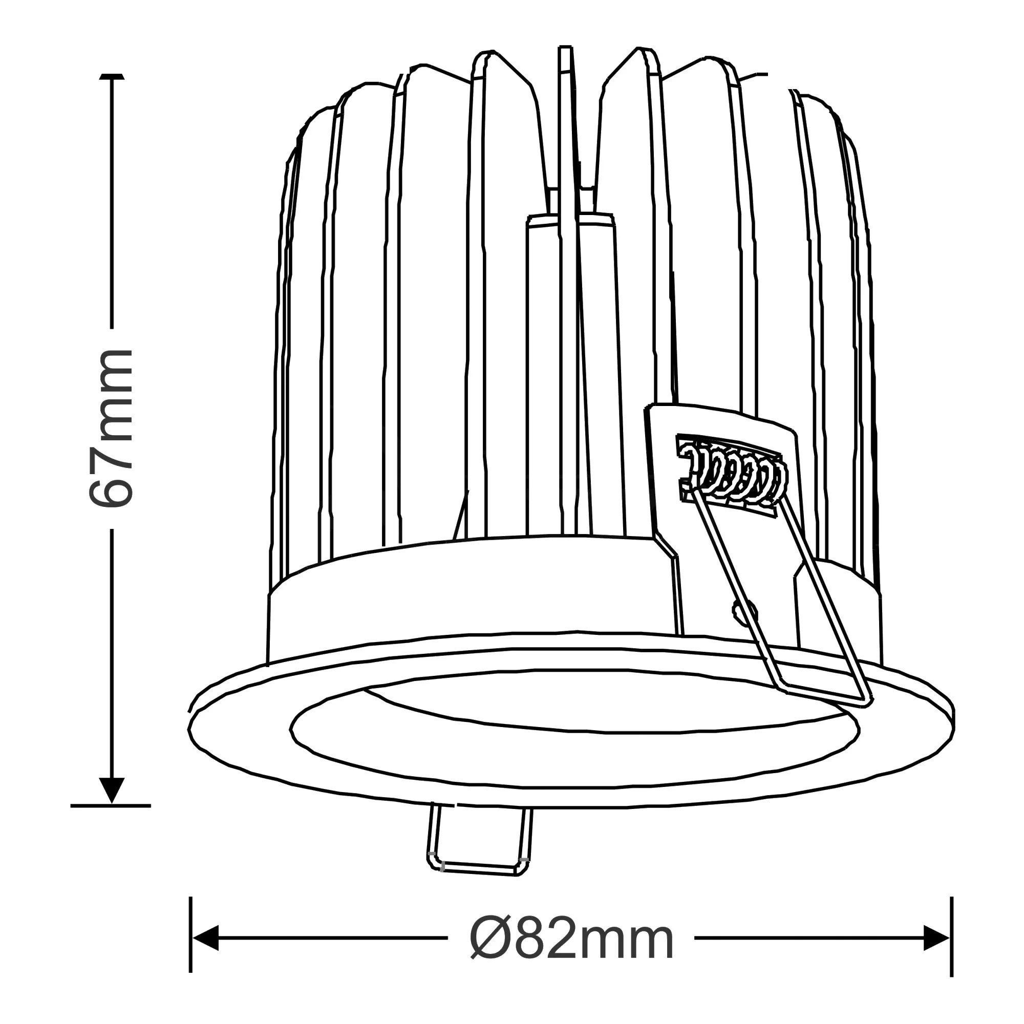 Bebe 15 Recessed Ceiling Luminaires Dlux Round Recess Ceiling